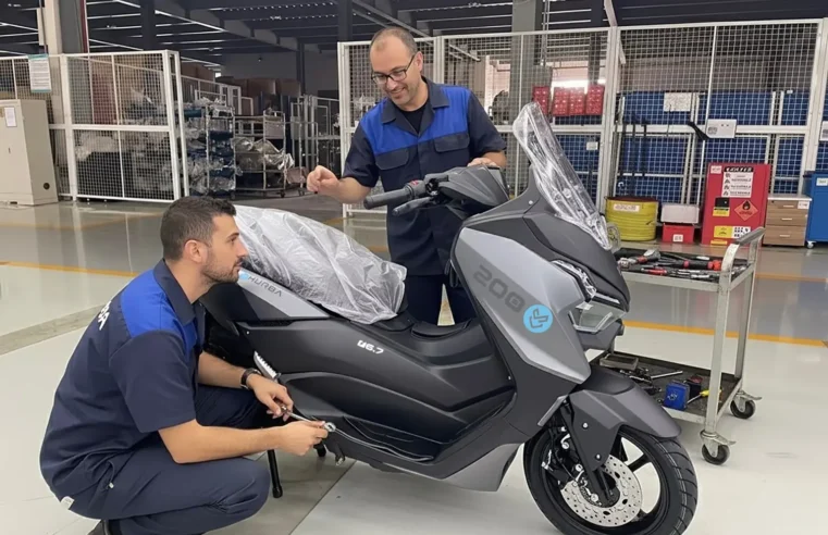 Hurba 200S: Scooter Elétrico com Baterias Semissólidas
