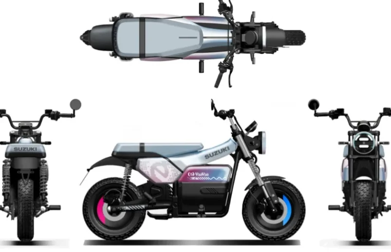 Suzuki e-VanVan: Conceito de Moto Elétrica Retrô com Inspiração nos Anos 70 e Foco no Lazer Urbano